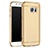 Luxury Metal Frame and Plastic Back Cover Case M01 for Samsung Galaxy S7 G930F G930FD Gold