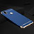 Luxury Metal Frame and Plastic Back Cover Case M01 for Xiaomi Redmi Note 7 Pro Blue