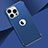 Luxury Metal Frame and Plastic Back Cover Case M02 for Apple iPhone 13 Pro Max Blue