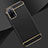 Luxury Metal Frame and Plastic Back Cover Case P02 for Oppo A55 5G Black