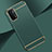 Luxury Metal Frame and Plastic Back Cover Case P02 for Oppo A93 5G Midnight Green
