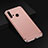Luxury Metal Frame and Plastic Back Cover Case T01 for Huawei Nova 5i Rose Gold