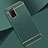 Luxury Metal Frame and Plastic Back Cover Case T01 for Oppo A52 Green