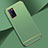 Luxury Metal Frame and Plastic Back Cover Case T01 for Oppo A72 Cyan