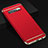 Luxury Metal Frame and Plastic Back Cover Case T01 for Samsung Galaxy S10 5G Red