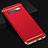 Luxury Metal Frame and Plastic Back Cover Case T01 for Samsung Galaxy S10 Red