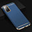 Luxury Metal Frame and Plastic Back Cover Case T02 for Huawei Nova 7 SE 5G Blue