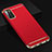 Luxury Metal Frame and Plastic Back Cover Case T02 for Oppo F15 Red