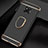 Luxury Metal Frame and Plastic Back Cover Case with Finger Ring Stand A01 for Huawei Mate 20 Pro