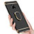 Luxury Metal Frame and Plastic Back Cover Case with Finger Ring Stand A01 for Huawei Mate 20 Pro