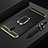 Luxury Metal Frame and Plastic Back Cover Case with Finger Ring Stand A01 for Xiaomi Redmi 8A