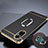 Luxury Metal Frame and Plastic Back Cover Case with Finger Ring Stand for Huawei Honor 50 Pro 5G