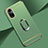 Luxury Metal Frame and Plastic Back Cover Case with Finger Ring Stand for Huawei Nova 9 Pro Matcha Green