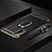 Luxury Metal Frame and Plastic Back Cover Case with Finger Ring Stand for Vivo iQOO U1