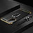 Luxury Metal Frame and Plastic Back Cover Case with Finger Ring Stand for Xiaomi Mi 11i 5G Black
