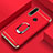 Luxury Metal Frame and Plastic Back Cover Case with Finger Ring Stand T01 for Huawei Honor 20 Lite