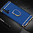 Luxury Metal Frame and Plastic Back Cover Case with Finger Ring Stand T01 for Huawei Honor 20 Pro