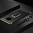 Luxury Metal Frame and Plastic Back Cover Case with Finger Ring Stand T01 for Huawei Mate 30 5G Black