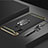 Luxury Metal Frame and Plastic Back Cover Case with Finger Ring Stand T01 for Huawei Nova 5i Black
