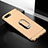 Luxury Metal Frame and Plastic Back Cover Case with Finger Ring Stand T01 for Oppo K1