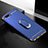 Luxury Metal Frame and Plastic Back Cover Case with Finger Ring Stand T01 for Oppo K1