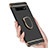 Luxury Metal Frame and Plastic Back Cover Case with Finger Ring Stand T01 for Samsung Galaxy S10 5G