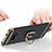 Luxury Metal Frame and Plastic Back Cover Case with Finger Ring Stand T01 for Samsung Galaxy S10e