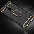 Luxury Metal Frame and Plastic Back Cover Case with Finger Ring Stand T01 for Xiaomi Mi 9T