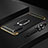 Luxury Metal Frame and Plastic Back Cover Case with Finger Ring Stand T01 for Xiaomi Redmi Note 8 (2021) Black