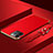 Luxury Metal Frame and Plastic Back Cover Case with Lanyard for Apple iPhone 13 Pro Red