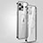 Luxury Metal Frame and Plastic Back Cover Case with Mag-Safe Magnetic JL3 for Apple iPhone 13 Pro Max Silver