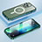 Luxury Metal Frame and Plastic Back Cover Case with Mag-Safe Magnetic LF1 for Apple iPhone 13 Pro