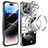 Luxury Metal Frame and Plastic Back Cover Case with Mag-Safe Magnetic LF3 for Apple iPhone 14 Pro