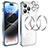 Luxury Metal Frame and Plastic Back Cover Case with Mag-Safe Magnetic LF3 for Apple iPhone 14 Pro