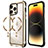 Luxury Metal Frame and Plastic Back Cover Case with Mag-Safe Magnetic LF4 for Apple iPhone 14 Pro