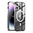 Luxury Metal Frame and Plastic Back Cover Case with Mag-Safe Magnetic LK1 for Apple iPhone 14 Pro