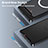 Luxury Metal Frame and Plastic Back Cover Case with Mag-Safe Magnetic LK1 for Sony Xperia 10 V Black