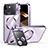 Luxury Metal Frame and Plastic Back Cover Case with Mag-Safe Magnetic LK4 for Apple iPhone 13