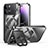 Luxury Metal Frame and Plastic Back Cover Case with Mag-Safe Magnetic LK4 for Apple iPhone 13 Pro