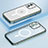 Luxury Metal Frame and Plastic Back Cover Case with Mag-Safe Magnetic QC1 for Apple iPhone 12