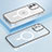 Luxury Metal Frame and Plastic Back Cover Case with Mag-Safe Magnetic QC1 for Apple iPhone 12