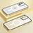 Luxury Metal Frame and Plastic Back Cover Case with Mag-Safe Magnetic QC1 for Apple iPhone 12 Gold