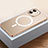 Luxury Metal Frame and Plastic Back Cover Case with Mag-Safe Magnetic QC2 for Apple iPhone 12 Mini