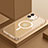 Luxury Metal Frame and Plastic Back Cover Case with Mag-Safe Magnetic QC3 for Apple iPhone 12