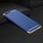 Luxury Metal Frame and Plastic Back Cover F01 for Apple iPhone 7 Plus Blue