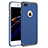 Luxury Metal Frame and Plastic Back Cover F02 for Apple iPhone 7 Plus Blue