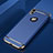 Luxury Metal Frame and Plastic Back Cover for Apple iPhone X Blue