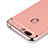 Luxury Metal Frame and Plastic Back Cover for Huawei Honor V8 Rose Gold