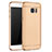 Luxury Metal Frame and Plastic Back Cover for Samsung Galaxy S7 Edge G935F Gold