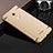 Luxury Metal Frame and Plastic Back Cover for Xiaomi Redmi Note 3 Gold